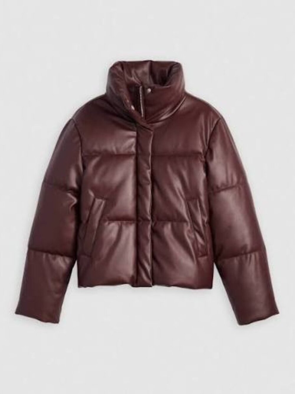 Levi's Faux Leather Puffer Jacket Size Medium